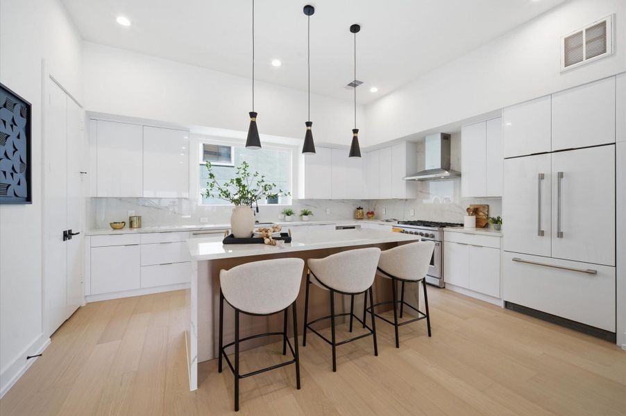 Furnished interior view inside a new home in , Houston (Image 33).