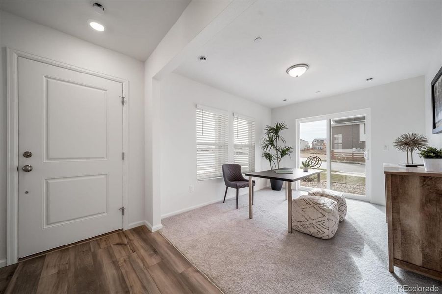 Furnished interior view inside a new home in , Commerce City (Image 9).