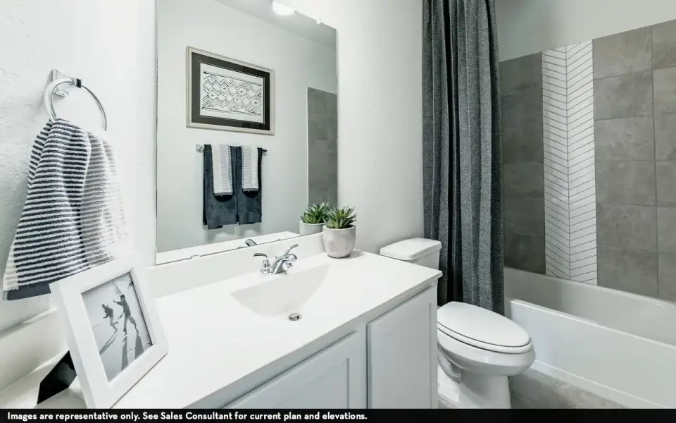 Furnished interior view inside a new home in Trails at Woodhaven Lakes, La Marque (Image 19). Furnished interior view inside a new home in Trails at Woodhaven Lakes, La Marque (Image 19).