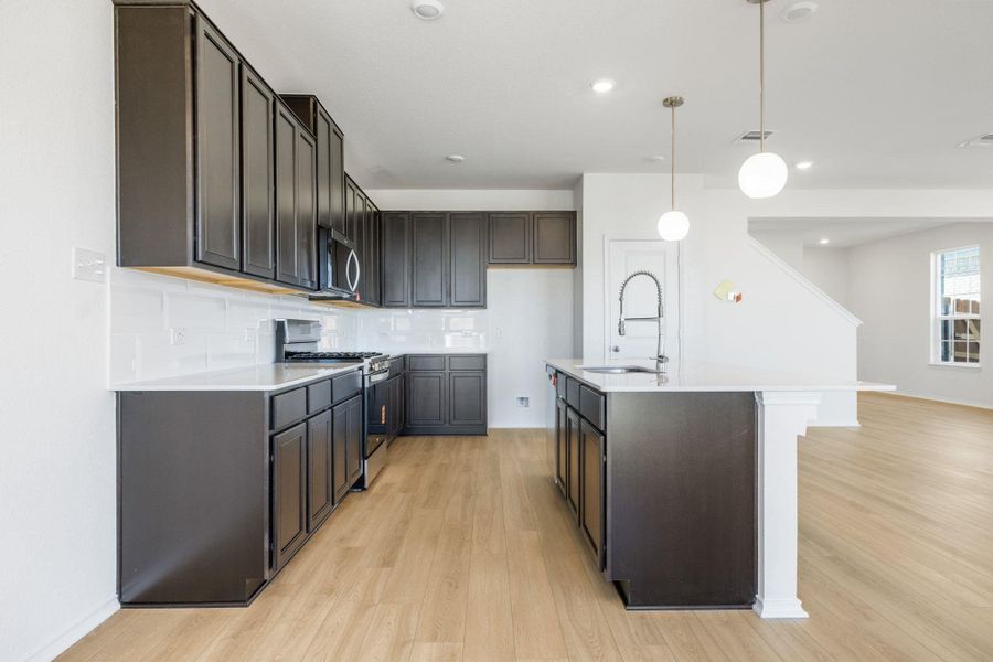 Furnished interior view inside a new home in Salerno - Heritage Collection, Round Rock (Image 10). Furnished interior view inside a new home in Salerno - Heritage Collection, Round Rock (Image 10).