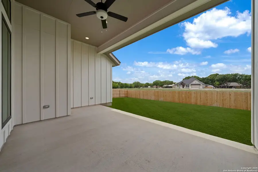 Exterior details and patio area of a home in , Castroville (Image 3). Exterior details and patio area of a home in , Castroville (Image 3).
