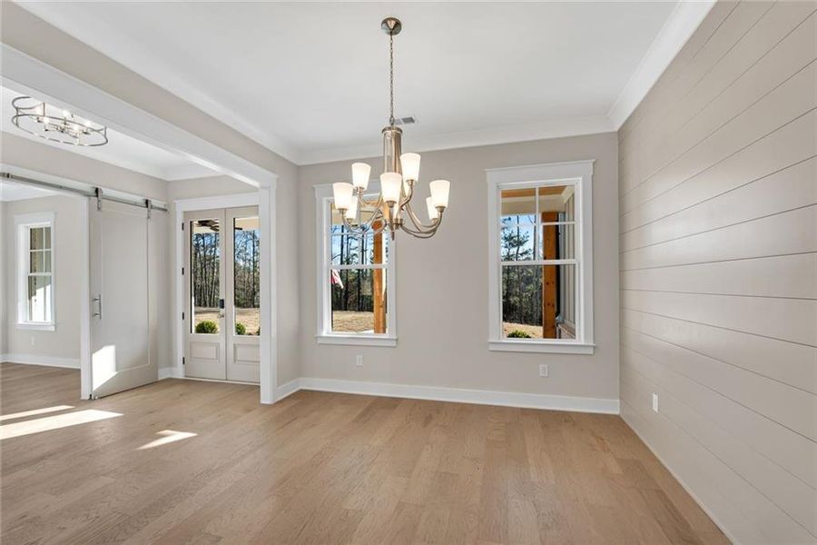 Spacious, unfurnished interior of a new home in , Hiram (Image 66).