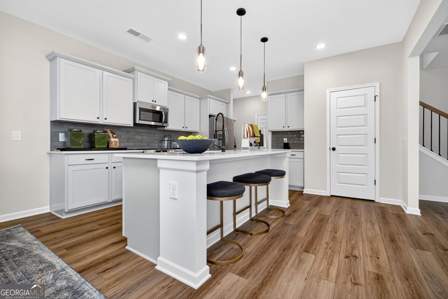 Furnished interior view inside a new home in Bryson Farms, Byron (Image 14).