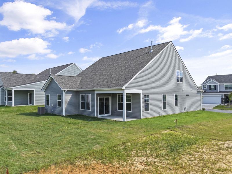 Exterior details and patio area of a home in Hopewell Garden, Winston-Salem (Image 3).