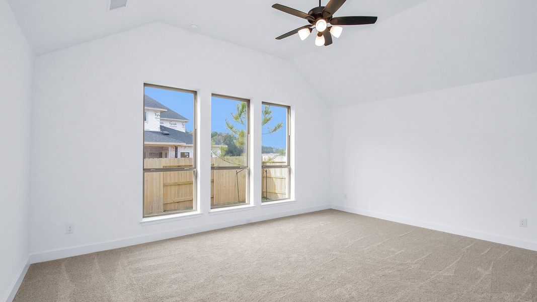 Spacious, unfurnished interior of a new home in Woodhavyn 50', Magnolia (Image 12).