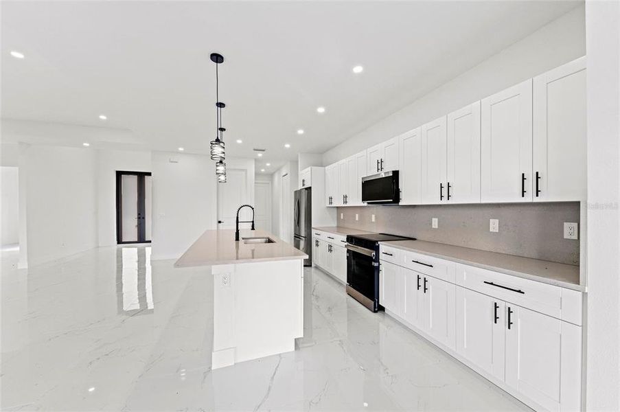 Furnished interior view inside a new home in , Punta Gorda (Image 13). Furnished interior view inside a new home in , Punta Gorda (Image 13).