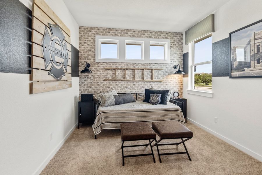 Furnished interior view inside a new home in The Grove at Blackhawk, Pflugerville (Image 40). Furnished interior view inside a new home in The Grove at Blackhawk, Pflugerville (Image 40).