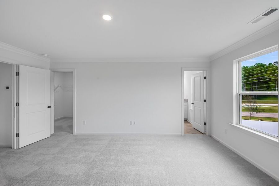 Spacious, unfurnished interior of a new home in Magnolia Townes, Wendell (Image 17).