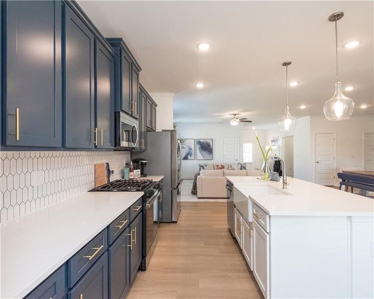 Furnished interior view inside a new home in Cooper's Walk, Loganville (Image 19).