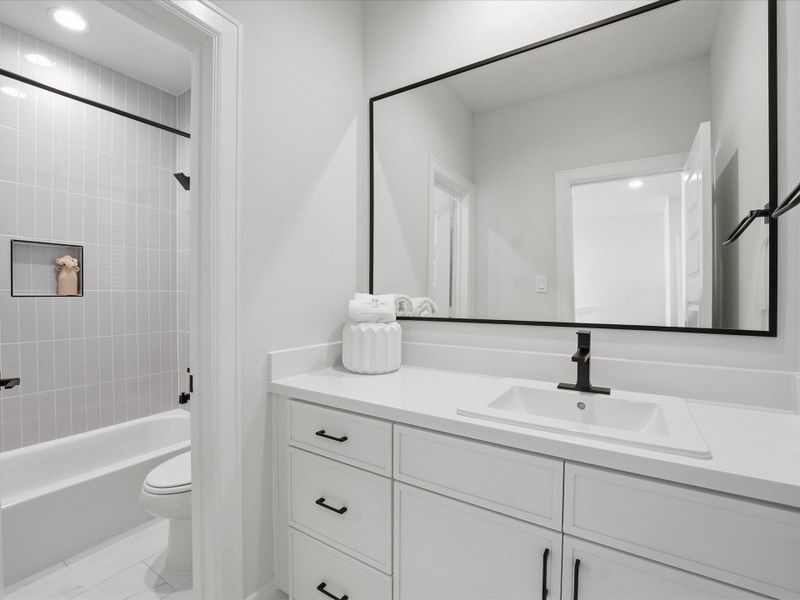 Furnished interior view inside a new home in Uptown District, Houston (Image 23). Furnished interior view inside a new home in Uptown District, Houston (Image 23).