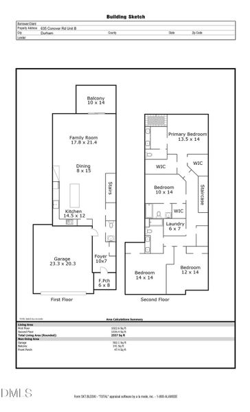 635B Conover Rd - Floor Plan