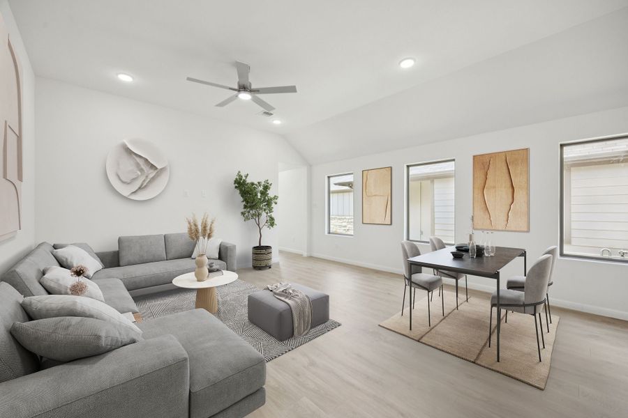 Living Room in the Cypress home plan by Trophy Signature Homes - REPRESENTATIVE PHOTO Living Room in the Cypress home plan by Trophy Signature Homes - REPRESENTATIVE PHOTO