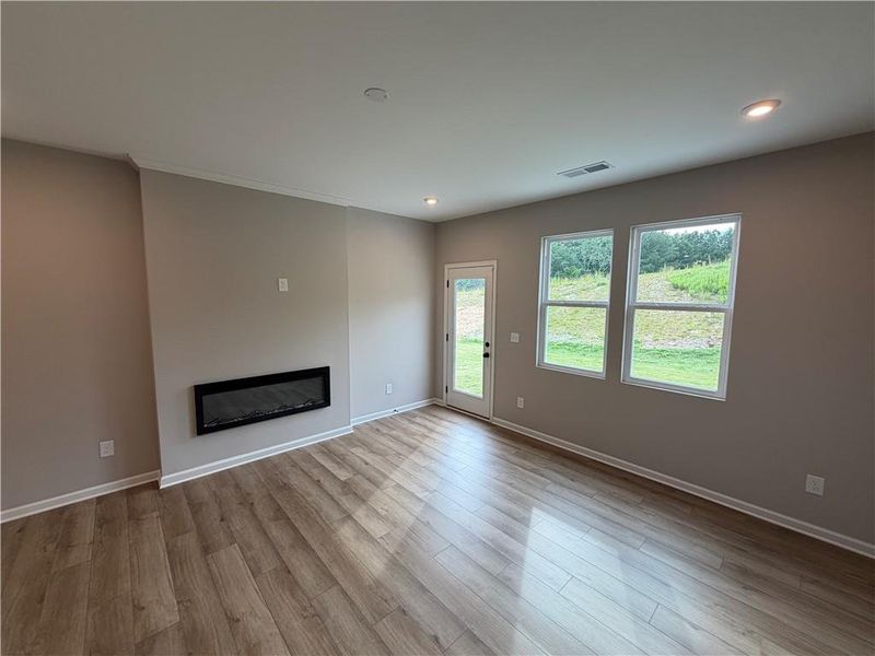 Spacious, unfurnished interior of a new home in Villas at Gold Creek, Dawsonville (Image 8). Spacious, unfurnished interior of a new home in Villas at Gold Creek, Dawsonville (Image 8).
