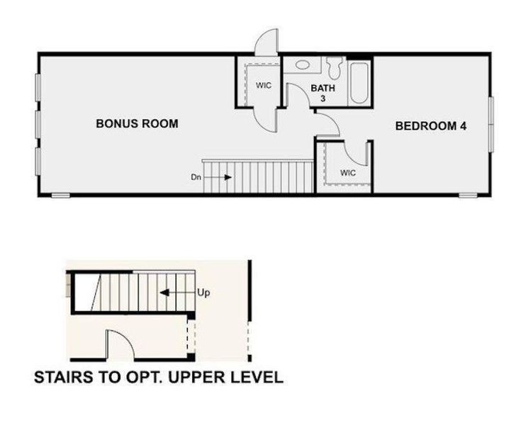 2D floor plan layout of this home in Echo Grove, Cumming, GA (Image 3).