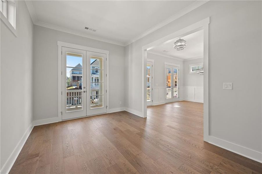 Spacious, unfurnished interior of a new home in South on Main, Woodstock (Image 18).