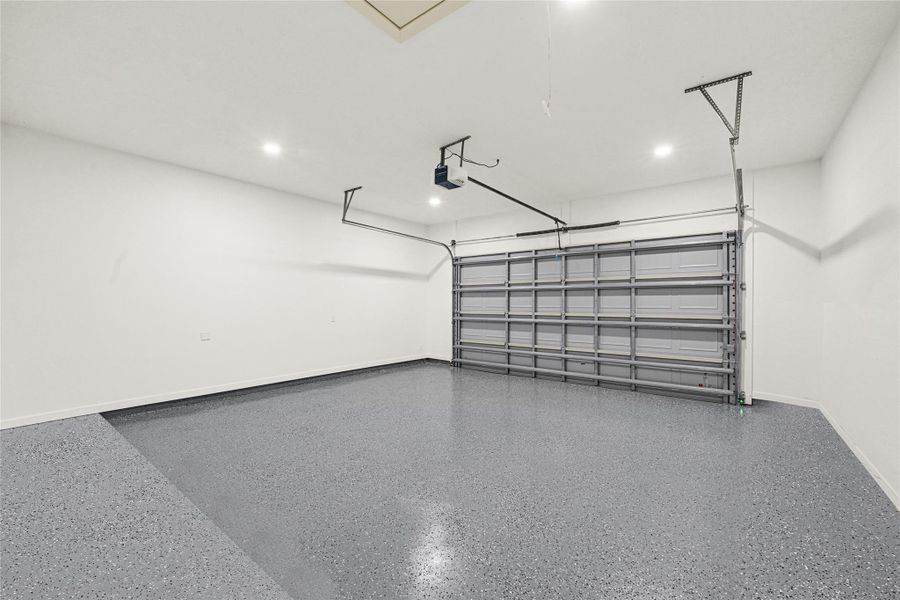 2 Car garage featuring 10 ft. doors perfect size to park those lifted pick-up trucks or the ATV's. 2 Car garage featuring 10 ft. doors perfect size to park those lifted pick-up trucks or the ATV's.