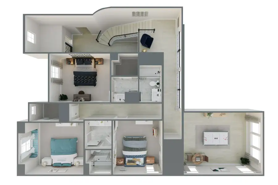2D floor plan layout of this home in Sienna 60’, Missouri City, TX (Image 5). 2D floor plan layout of this home in Sienna 60’, Missouri City, TX (Image 5).