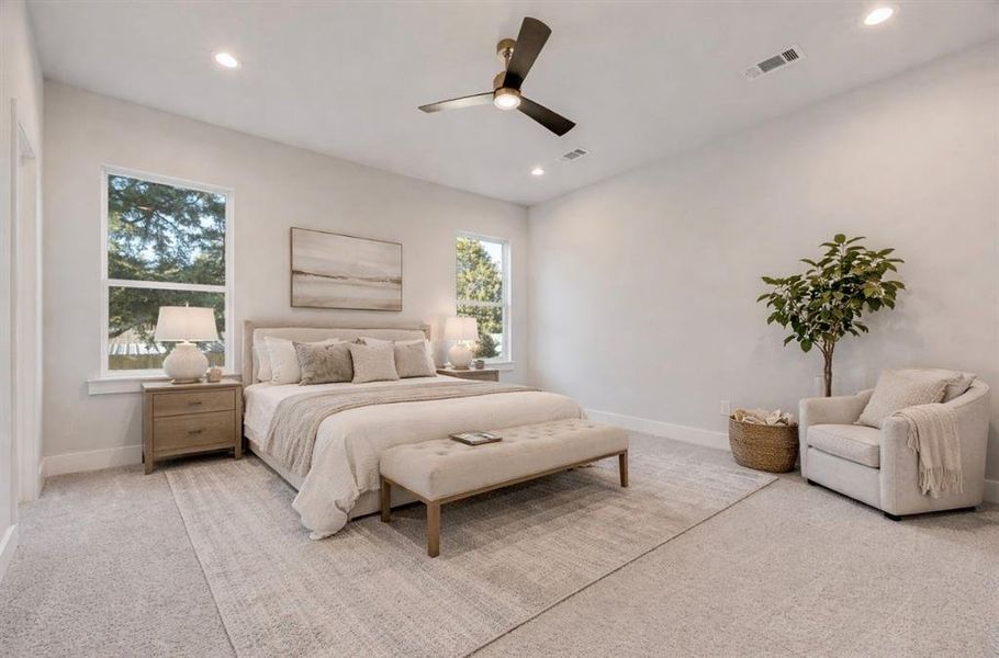 Furnished interior view inside a new home in , Dallas (Image 12). Furnished interior view inside a new home in , Dallas (Image 12).