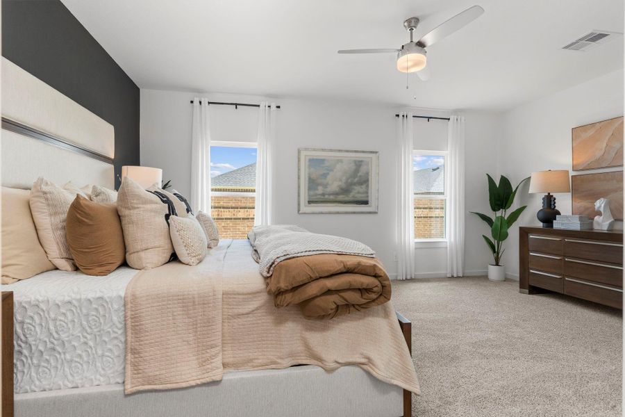 Furnished interior view inside a new home in Tamarron, Fulshear (Image 15).