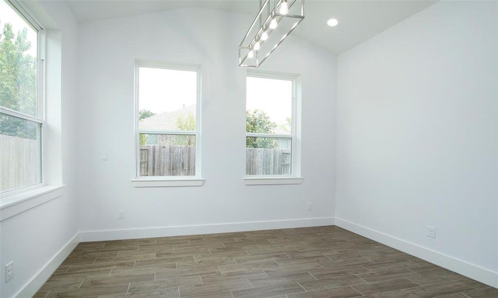 Bright dining room