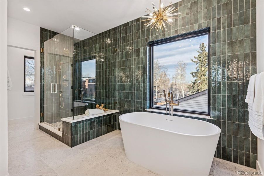 Furnished interior view inside a new home in , Denver (Image 9).