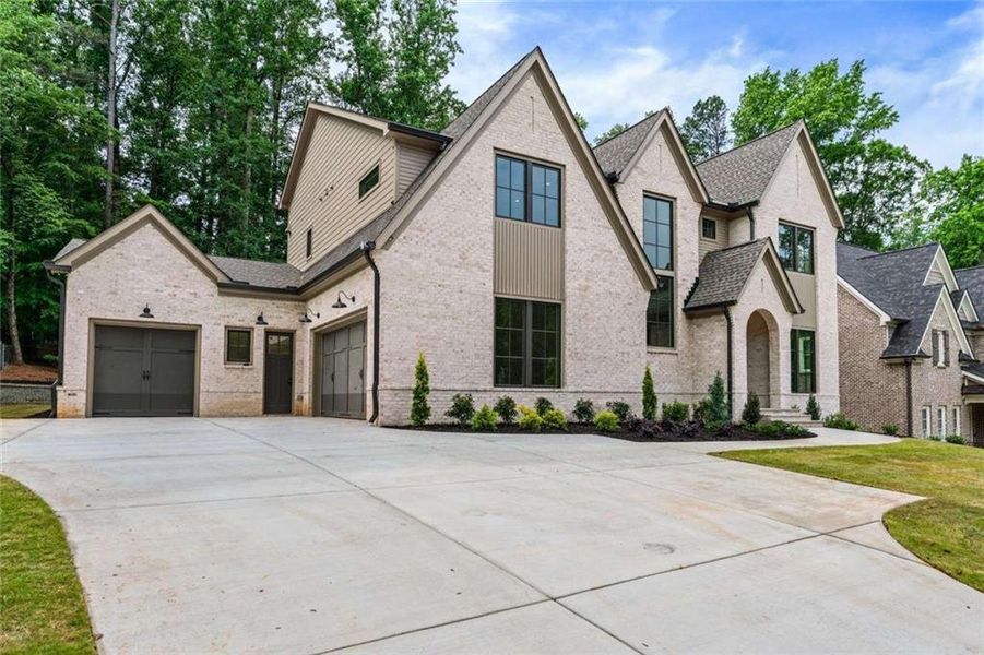 Front exterior of a new home in , Atlanta, GA, highlighting curb appeal (Image 2). Front exterior of a new home in , Atlanta, GA, highlighting curb appeal (Image 2).
