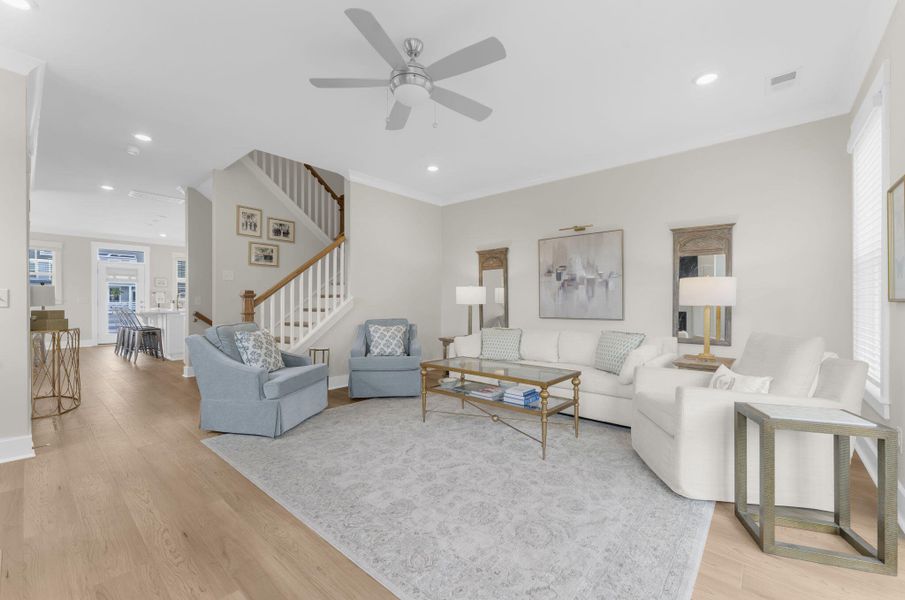 Furnished interior view inside a new home in , Charleston (Image 7).