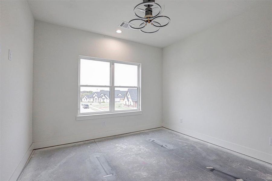 Play Room featuring ceiling fan