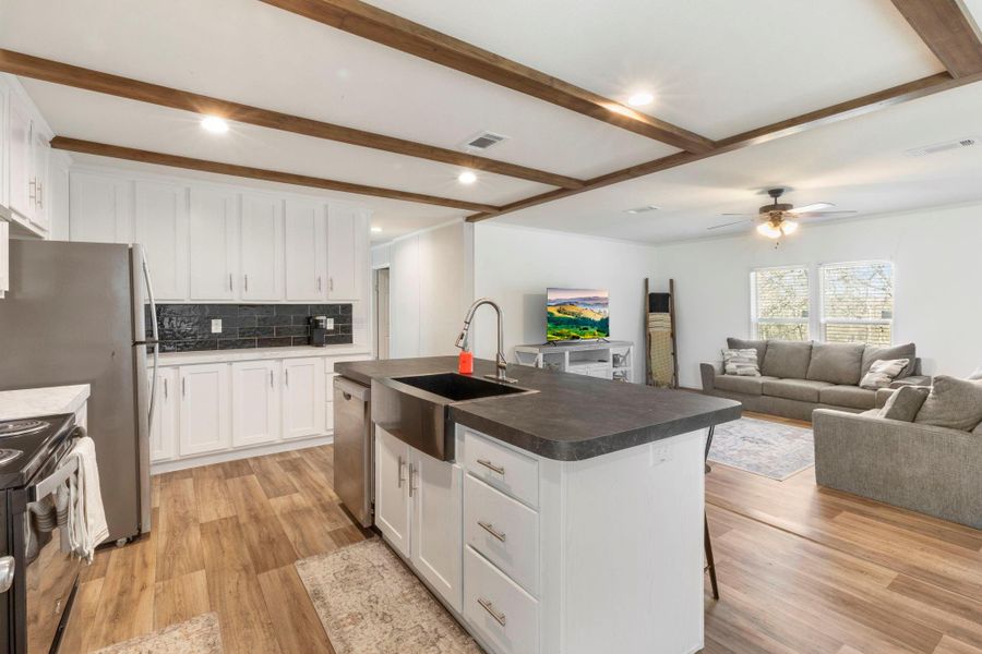 Furnished interior view inside a new home in , Somerville (Image 25).