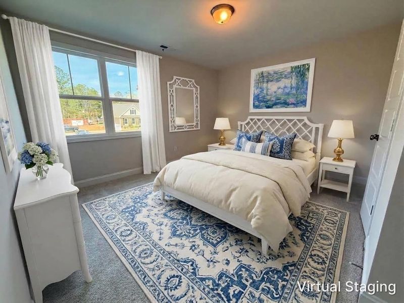 Furnished interior view inside a new home in Parkwood Estates, Leland (Image 7).