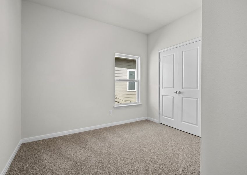 The secondary bedrooms are the perfect space for children's bedrooms and guest rooms.