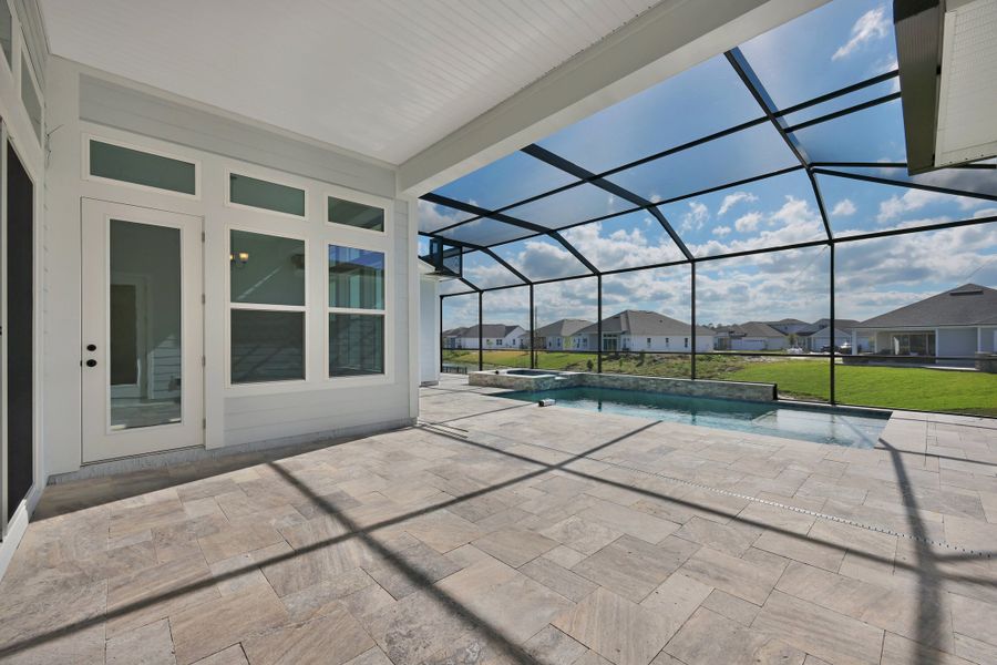 Representative exterior details of a home built from the Stella by Riverside Homes in Hidden Creek at SilverLeaf, St. Augustine (Image 33).