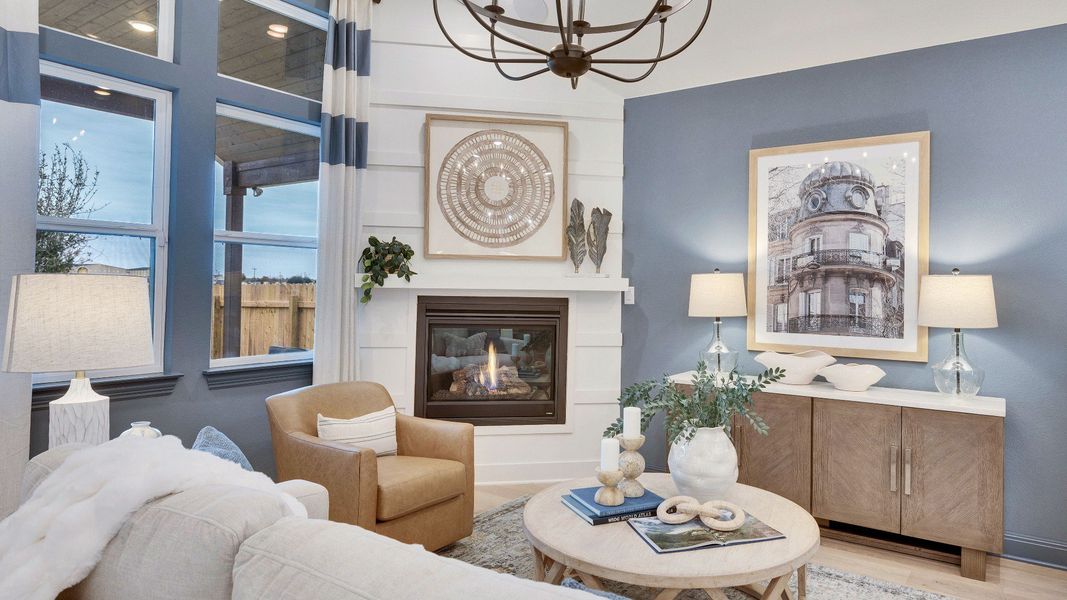 Representative furnished interior of a home built from the Juniper by DRB Homes in Spring Creek, Taylor (Image 8). Representative furnished interior of a home built from the Juniper by DRB Homes in Spring Creek, Taylor (Image 8).