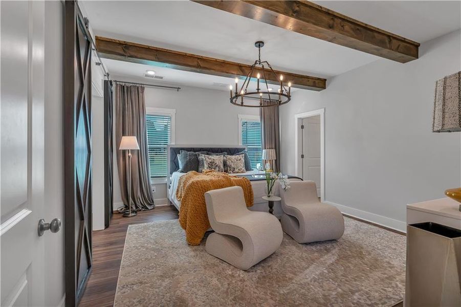 Furnished interior view inside a new home in , Emerson (Image 15).