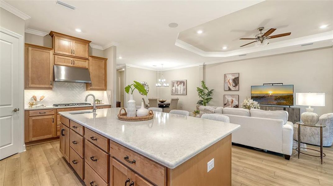 Furnished interior view inside a new home in Esplanade at Azario Lakewood Ranch, Lakewood Ranch (Image 15).