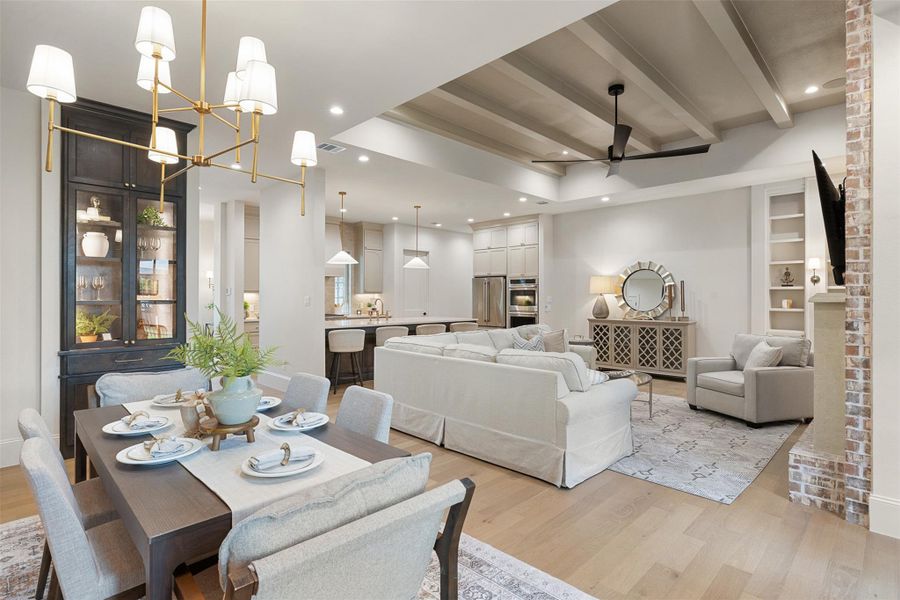 Furnished interior view inside a new home in , College Station (Image 27).