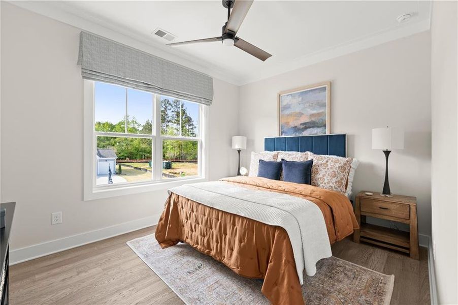 Furnished interior view inside a new home in Hillgrove Preserve, Powder Springs (Image 13).