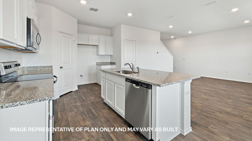 Furnished interior view inside a new home in Palomino, Manor (Image 6).