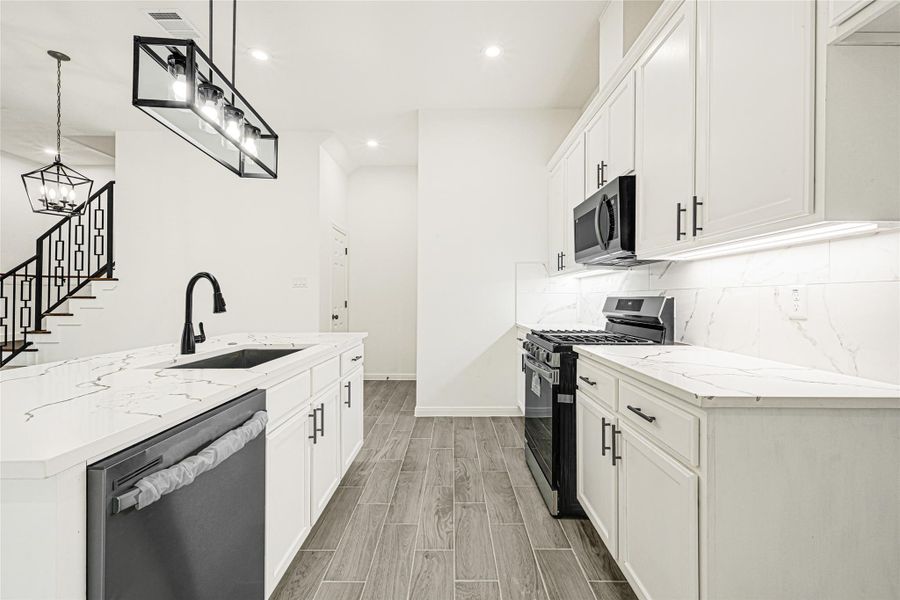 Furnished interior view inside a new home in , Houston (Image 8).