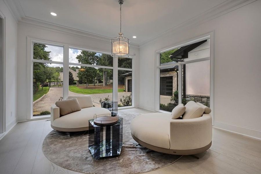 Furnished interior view inside a new home in , Brookhaven (Image 10).
