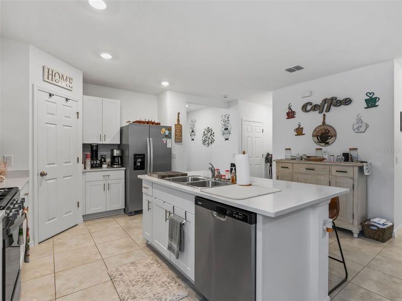 Furnished interior view inside a new home in Fox Pointe at Rivers Edge, Leesburg (Image 6).