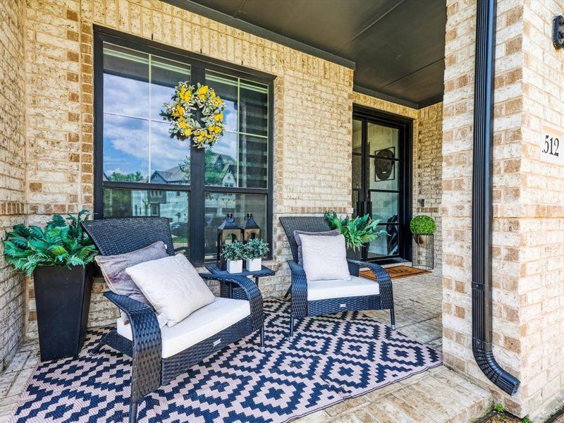 Exterior details and patio area of a home in , Celina (Image 3). Exterior details and patio area of a home in , Celina (Image 3).