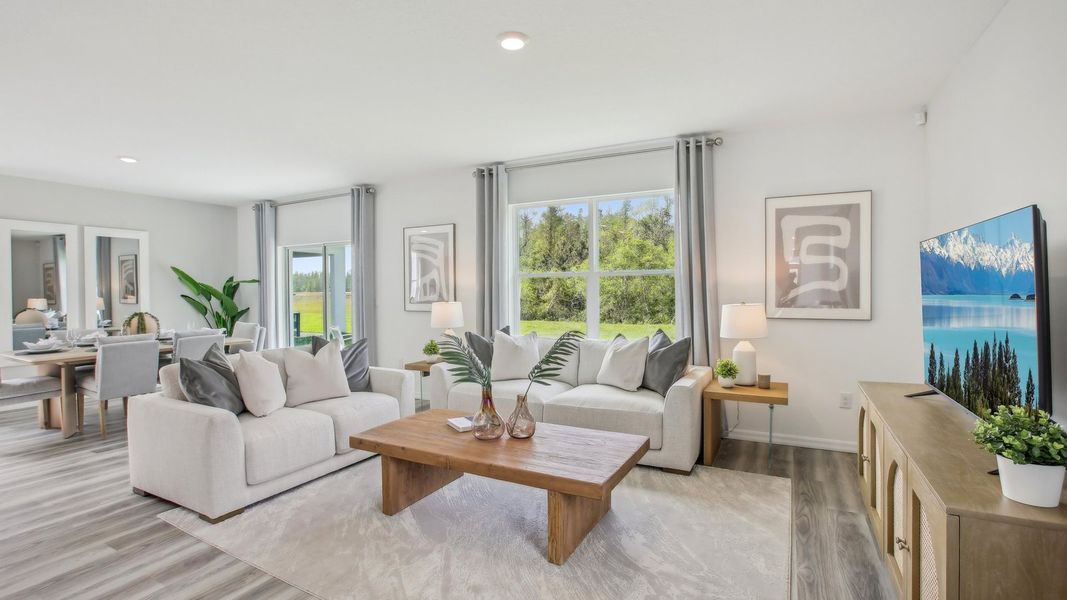 Furnished interior view inside a new home in Berry Bay, Wimauma (Image 2).