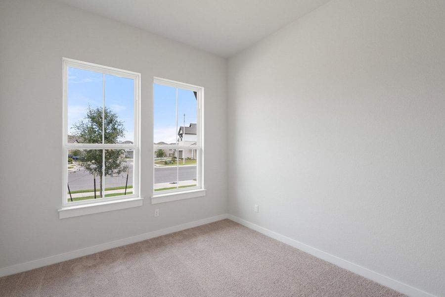 Spacious, unfurnished interior of a new home in Arbor Collection at Lariat, Liberty Hill (Image 18). Spacious, unfurnished interior of a new home in Arbor Collection at Lariat, Liberty Hill (Image 18).