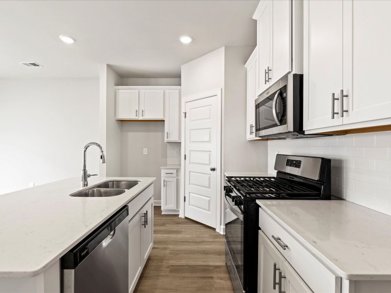 Furnished interior view inside a new home in Valentine Townes, Greer (Image 3).