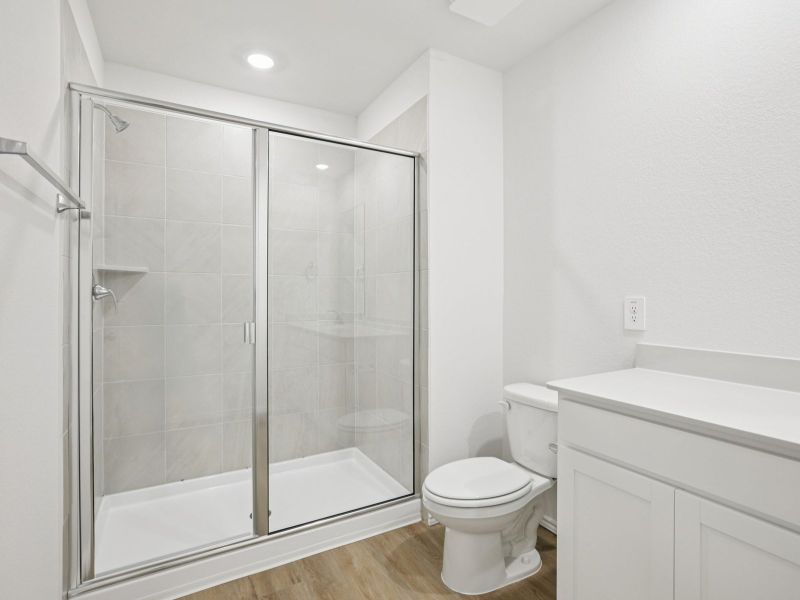 Furnished interior view inside a new home in Turner's Village, Buda (Image 5).