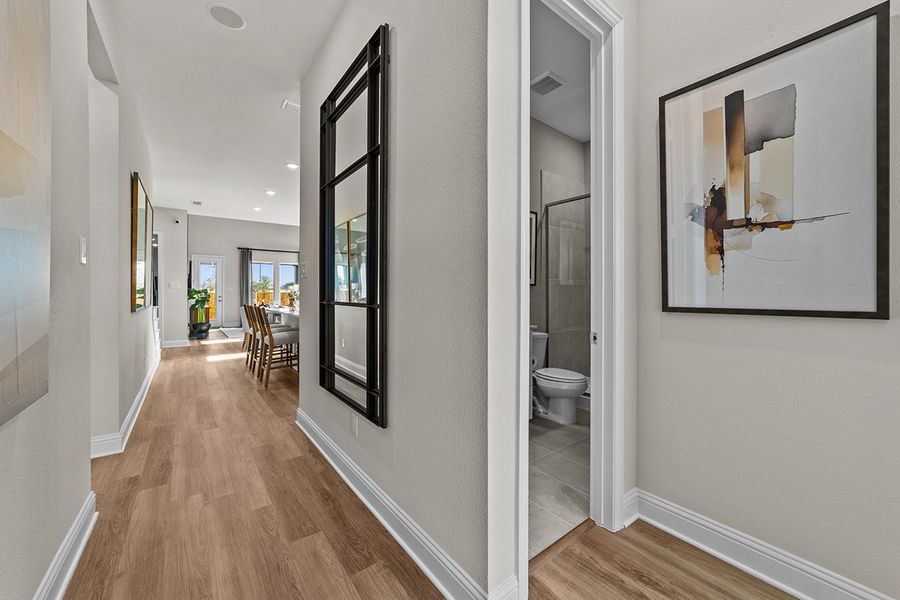 Representative unfurnished interior of a home built from the Aubrey by Landon Homes in Dominion at Brookhollow, Prosper (Image 23).