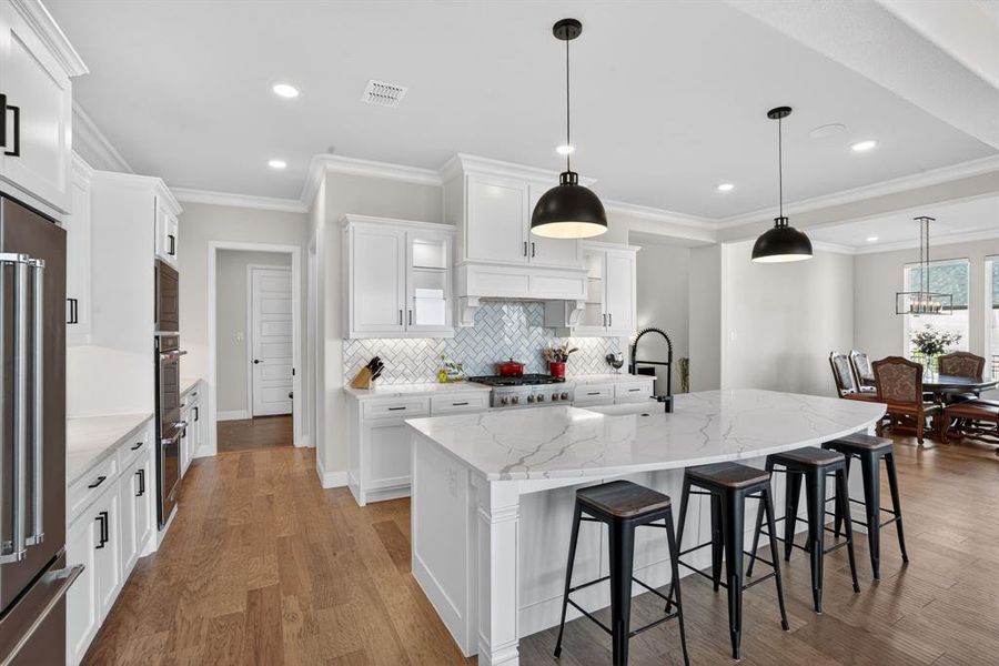 Furnished interior view inside a new home in , Fort Worth (Image 11).