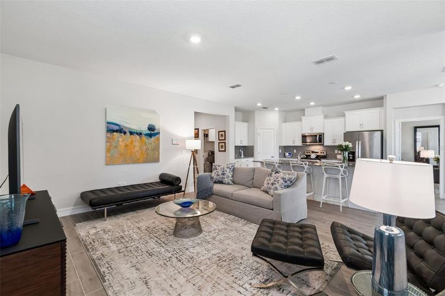 Furnished interior view inside a new home in , Winter Garden (Image 8). Furnished interior view inside a new home in , Winter Garden (Image 8).