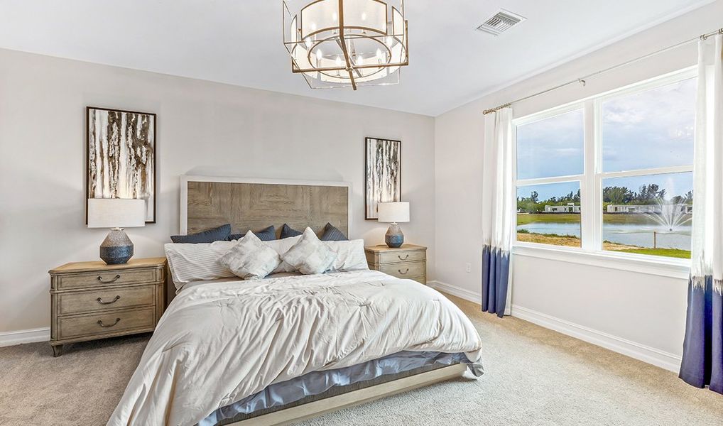 Furnished interior view inside a new home in Stonewater, Cape Coral (Image 3).